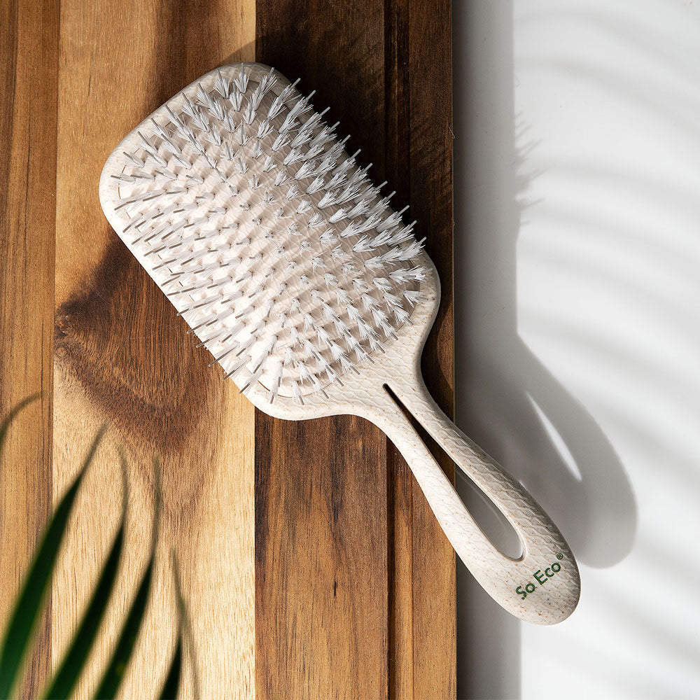 SoEco Biodegradable Paddle Brush