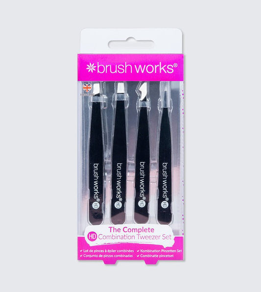 مجموعة ملاقط BRUSHWORKS باللون الأسود