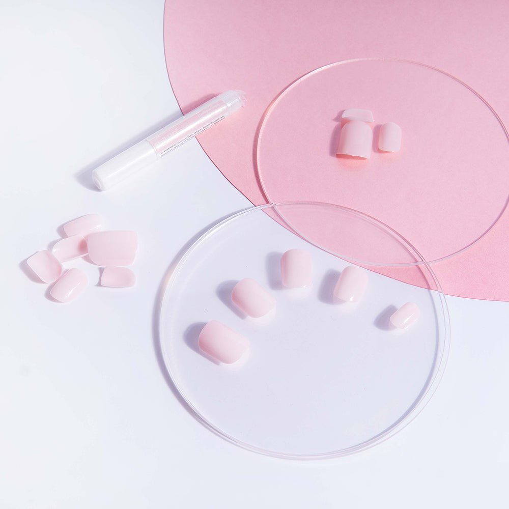 اظافر اكريليك سكوير بيبى بينك اتش كيو