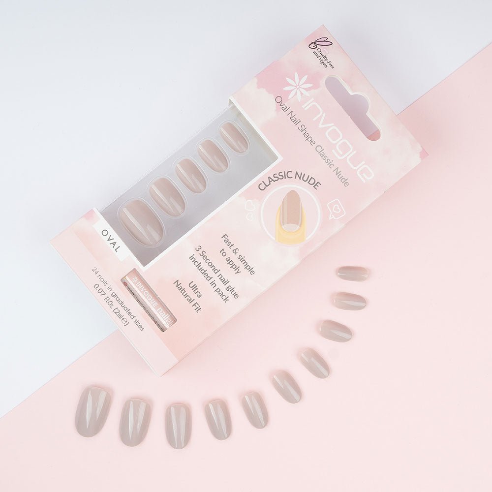 Invogue Classic Nude Acrylic Nails