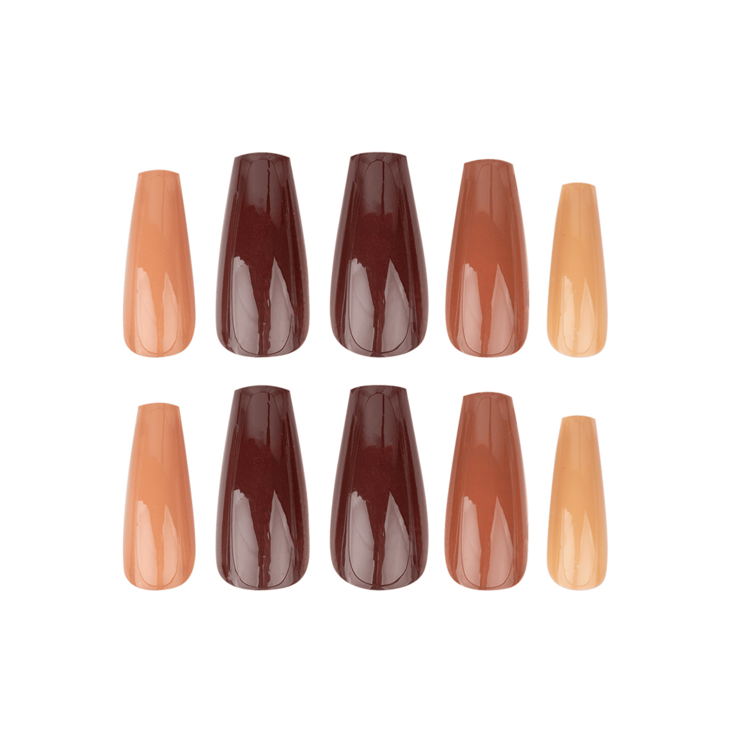 HQ Mixed Nude Acrylic Nails