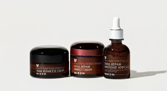 Mizon snail intensive  serum & snail eye cream & snail repair perfect cream-set