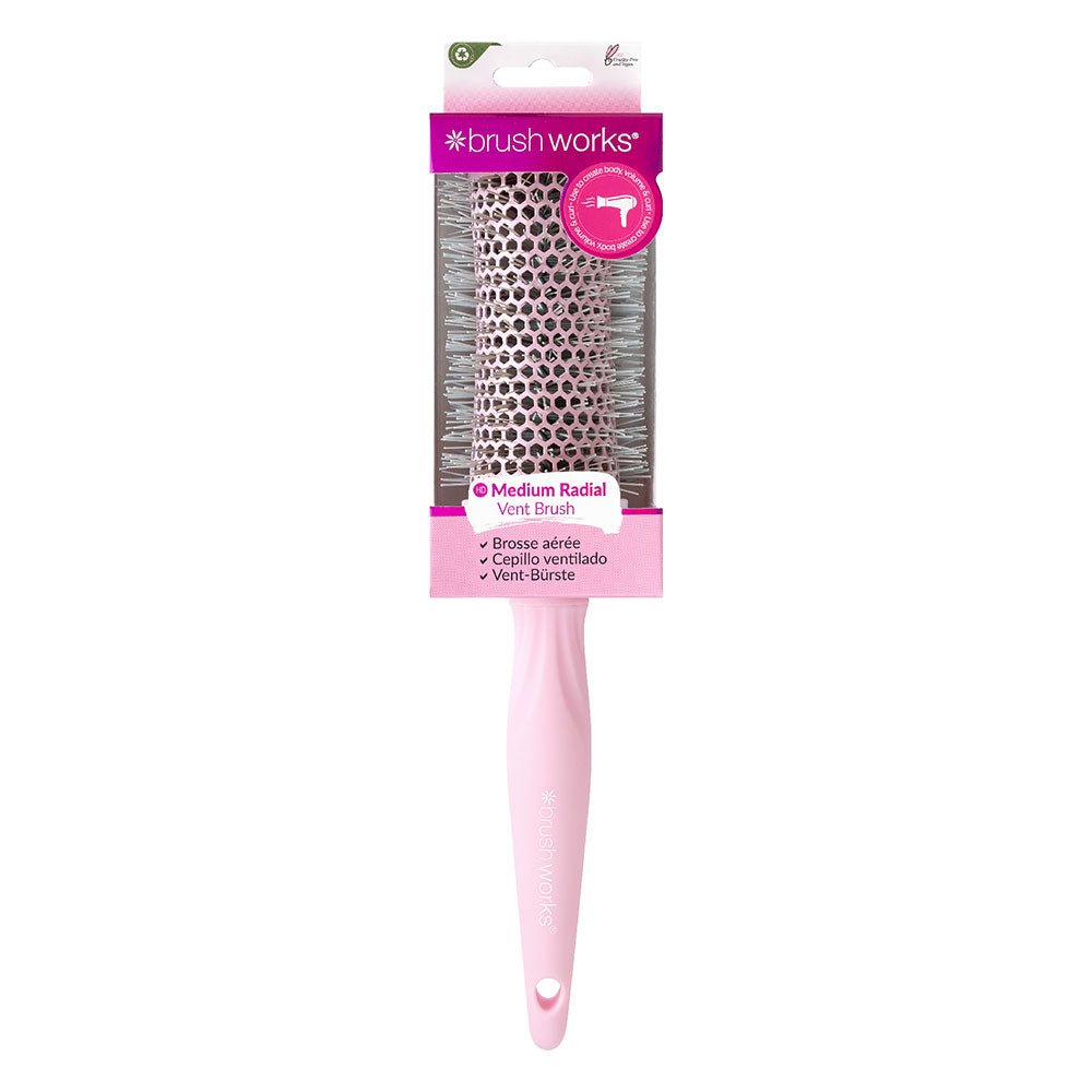 Brushworks Round Vent Hair Brush – Medium