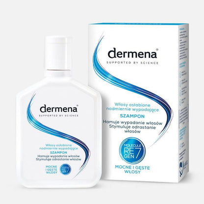 كورس انبات وعلاج تساقط الشعر من ديرمينا (امبولات+بخاخ+شامبو)