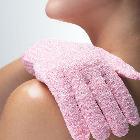 Brushworks Bath Exfoliating Gloves-3 pack
