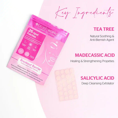 Brushworks BLEMISH SPOT CLEAR PATCHES -26 PCS