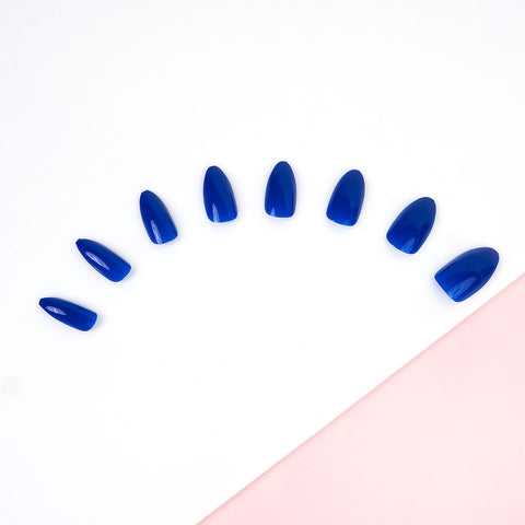 Invogue Blue Acrylic Nails