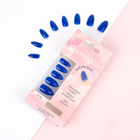 Invogue Blue Acrylic Nails