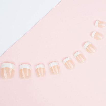 اظافر اكريليك بينك سكوير انفوجوا