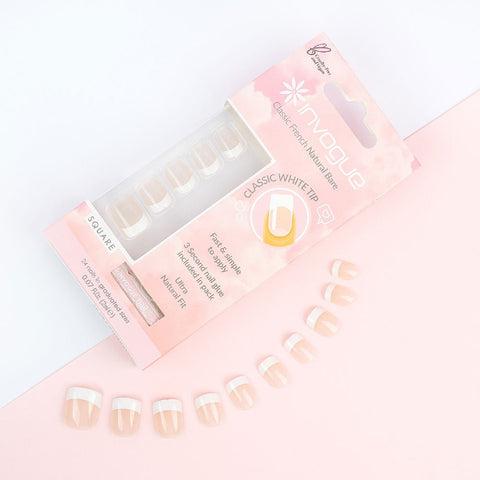Invogue Bare Square Acrylic Nails