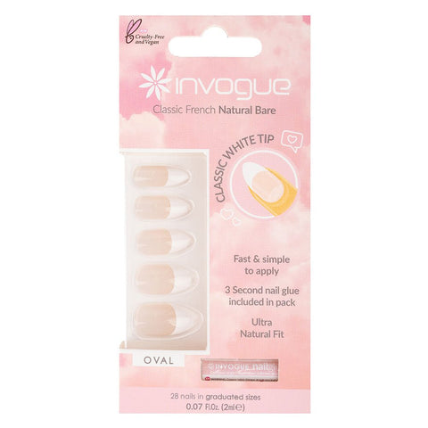 Invogue Bare Oval Acrylic Nails