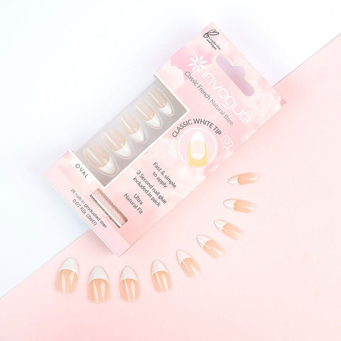 Invogue Bare Oval Acrylic Nails