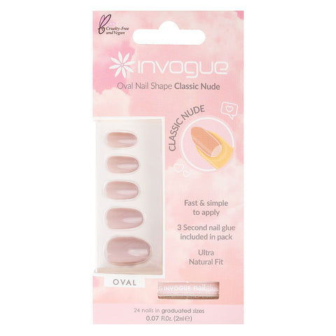 Invogue Classic Nude Acrylic Nails