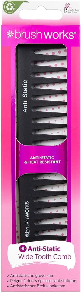 Brushworks Anti Static Wide Tooth Comb
