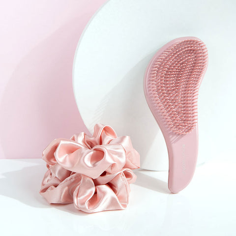 Brushworks Professional Hair Brush With Scrunchie