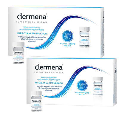 ديرمينا علاج تساقط وانبات الشعر كورس 2 باكيج امبول