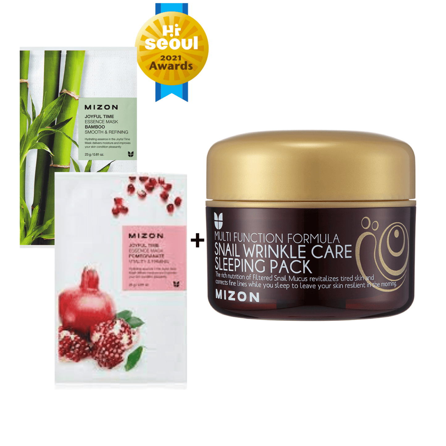 Mizon Snail Sleeping Face mask cream