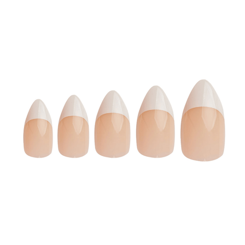 Invogue Pink Oval Acrylic Nails