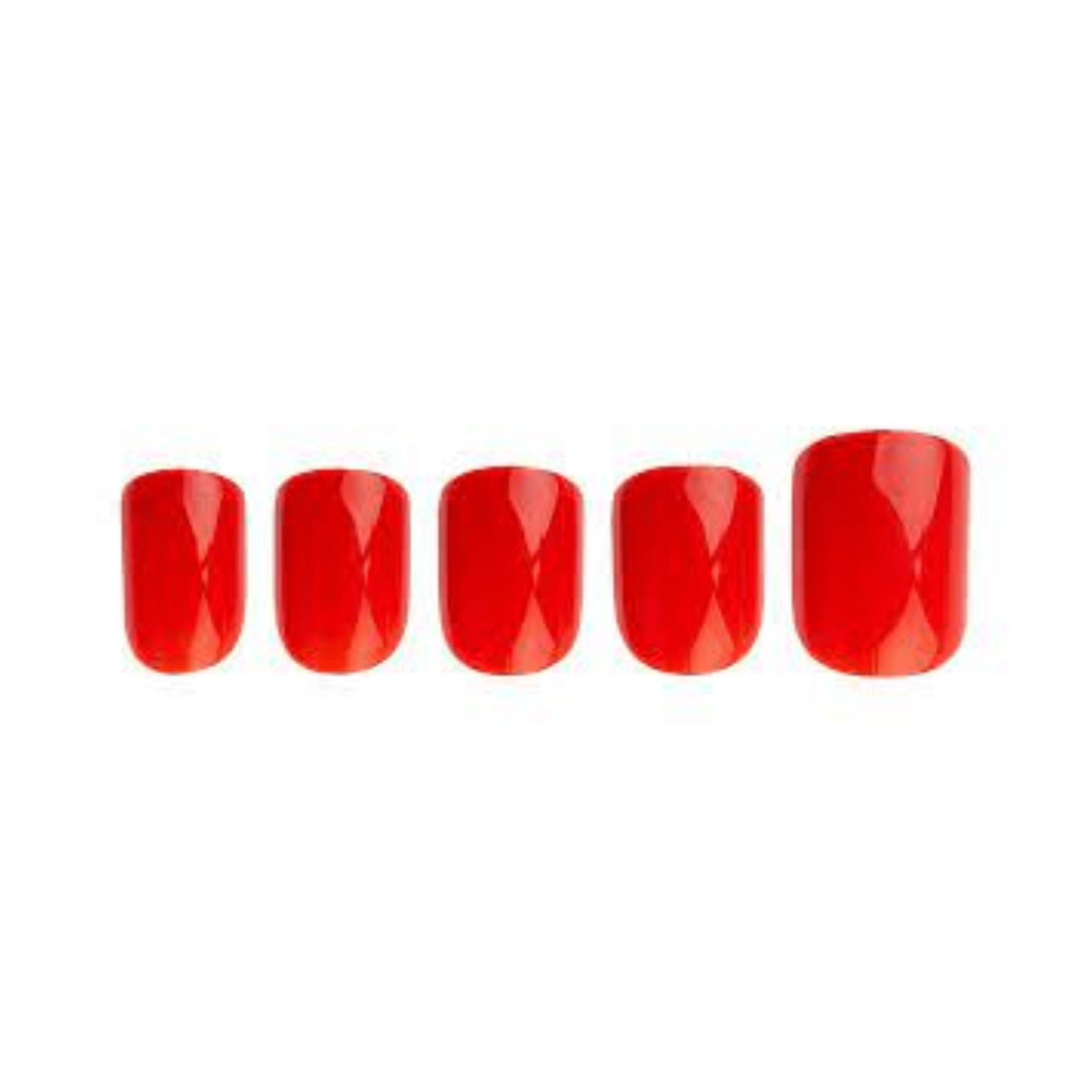 Invogue Bright Red Acrylic Nails