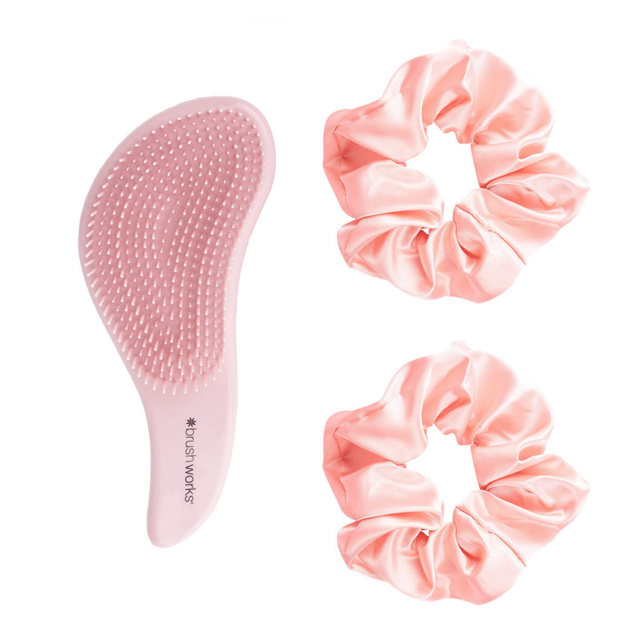 Brushworks Professional Hair Brush With Scrunchie