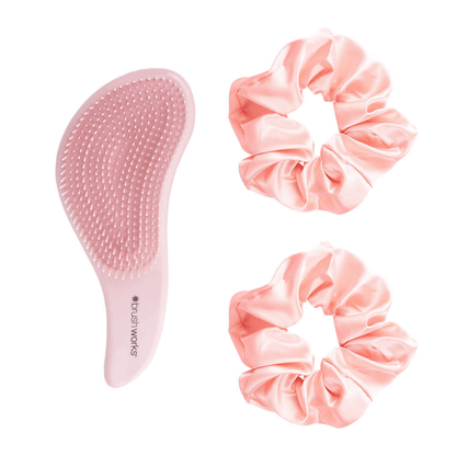 Brushworks Professional Hair Brush With Scrunchie