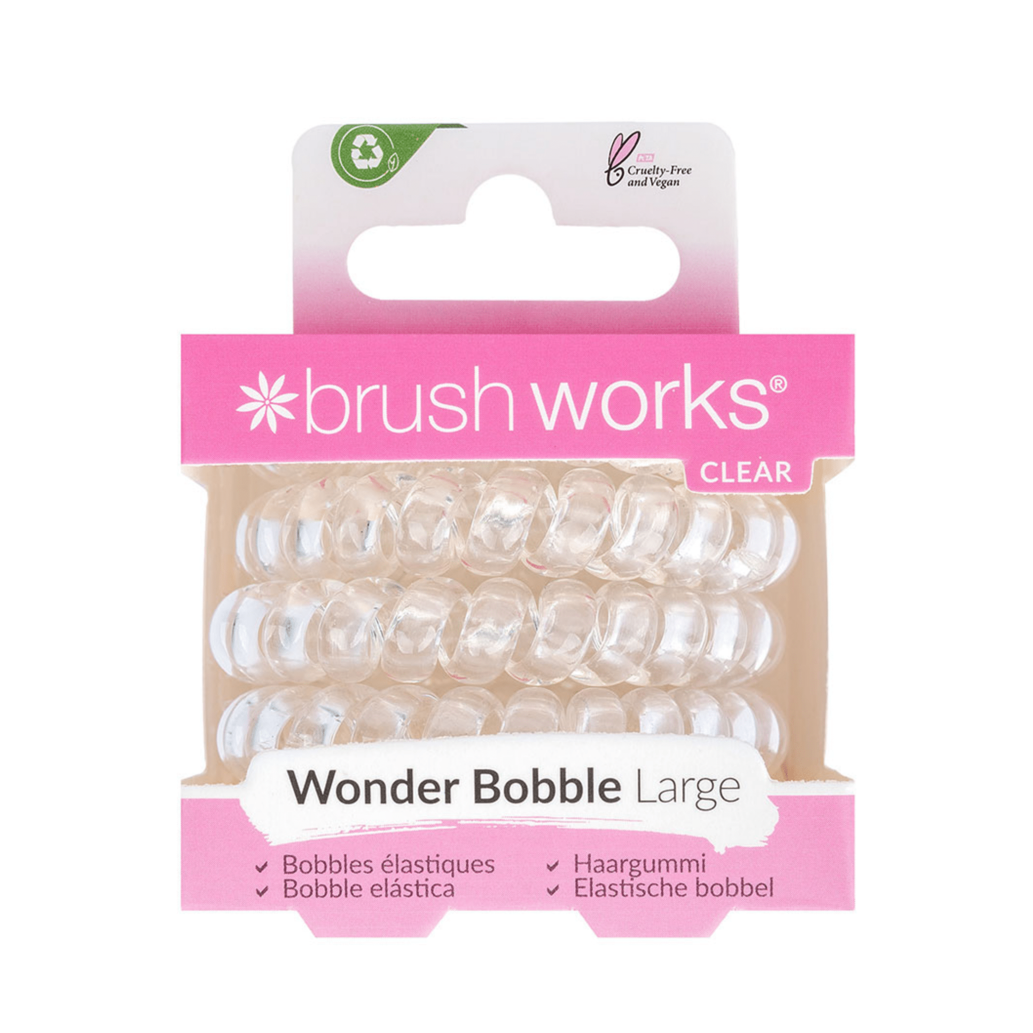 Brushworks Wonder Bobble Large Clear – Pack of 5