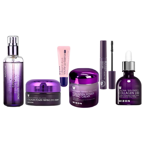 Mizon Complete Collagen Set (toner,face cream,lip volume,eye cream,mascara & face serum)