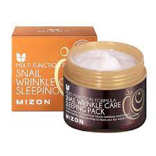 Mizon Snail Sleeping Face mask cream
