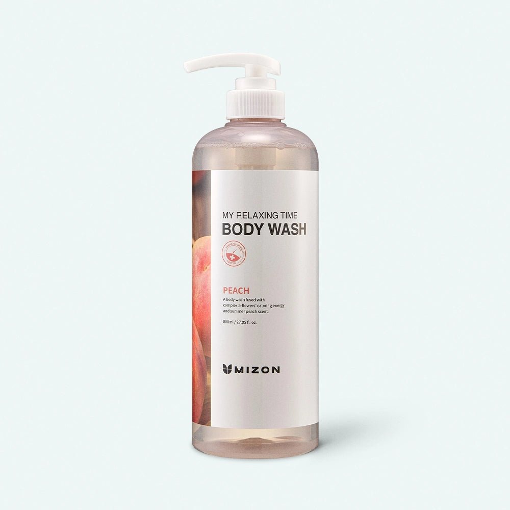 Mizon My Relaxing Time Body Wash Peach 800 ml