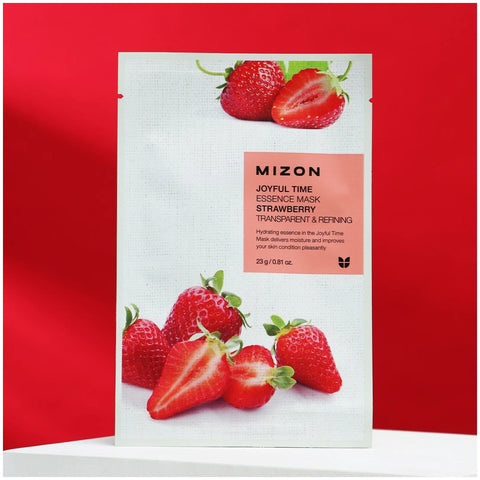 Mizon Face mask with strawberry vitamins